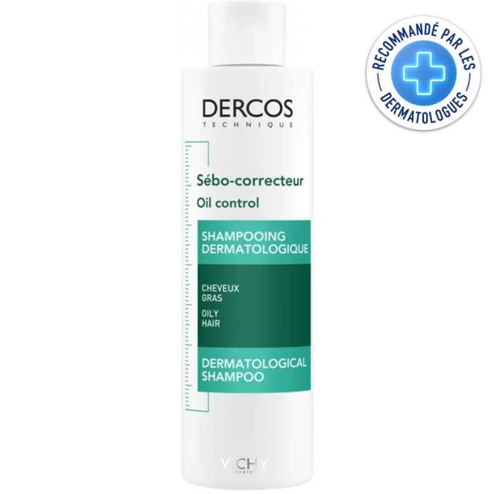 dercos vichy dercos shampoing sebo correcteur 200 ml shampoing cheveux gras