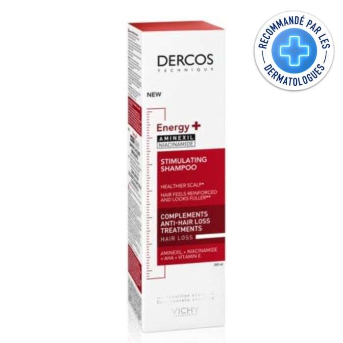 dercos vichy dercos technique energy shampoing stimulant anti chute 200 ml shampoings anti chute