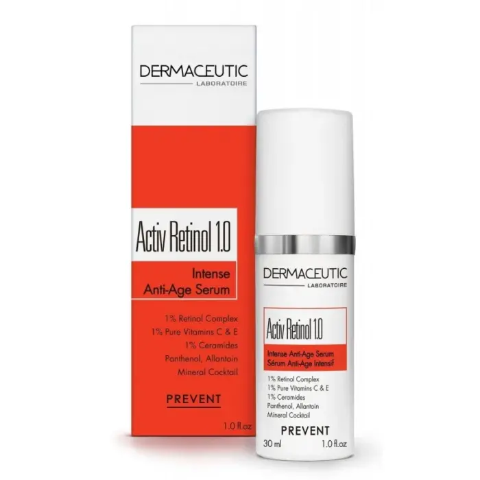 dermaceutic activ retinol 10 serum anti age intensif flacon airless 30m