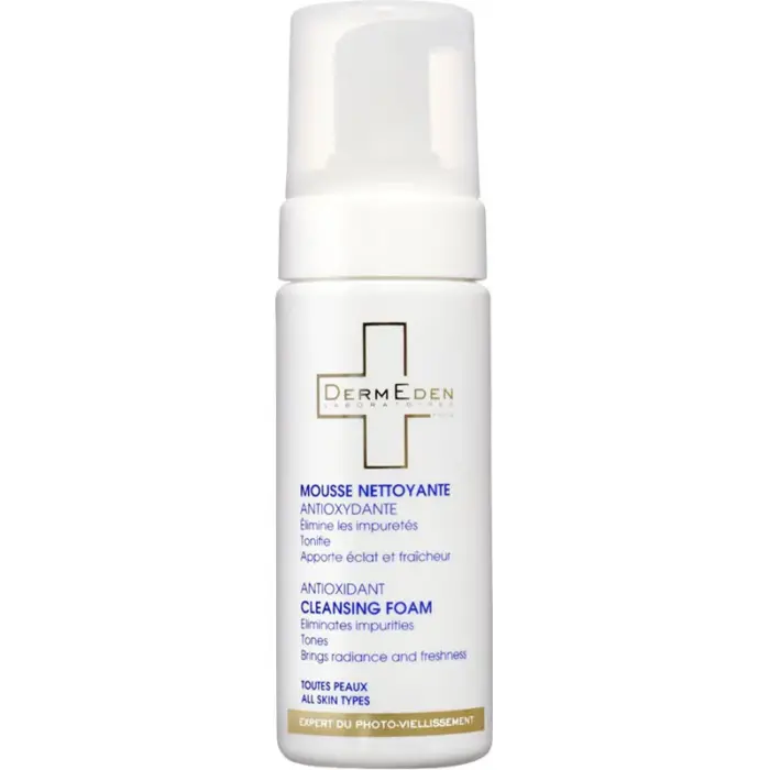 dermeden mousse nettoyante antioxydante 150ml