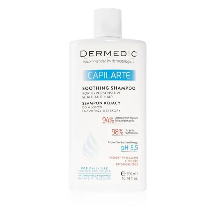 dermedic capilarte soothing shampoo 300ml