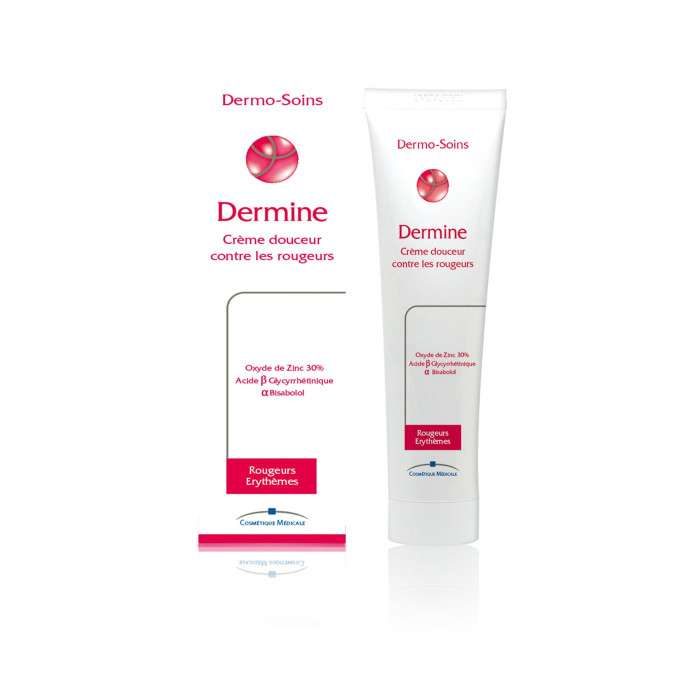 dermo soin dermine creme douceur contre les rougeurs 80g