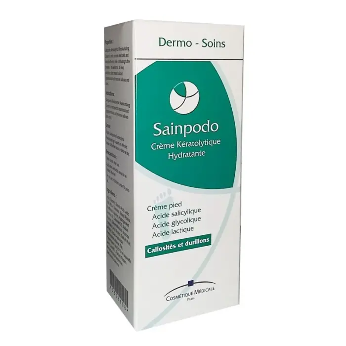 dermo soins sain podo creme keratolytique hydratante pied