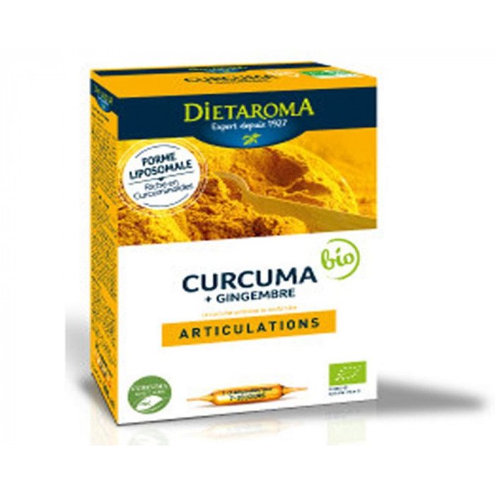 dietaroma curcuma gingembre 20 ampoules