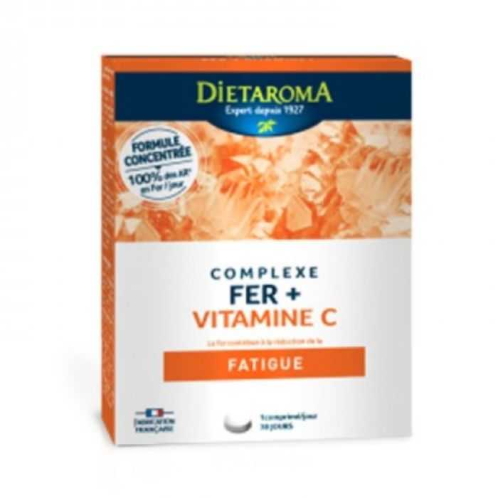 dietaroma dietaroma complexe fer vitamine c 30 gelules complements alimentaires