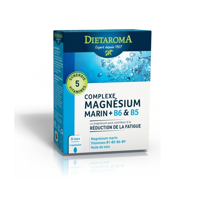 dietaroma dietaroma complexe magnesium marin b6 et b5 complements alimentaires