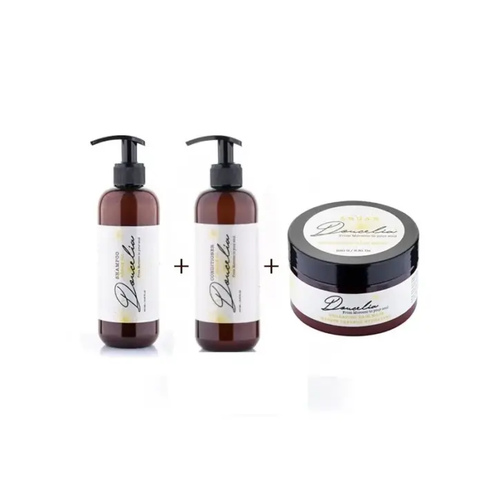 doucelia pack shampoing 400ml apres shampoing 400ml masque cheveux 250gr