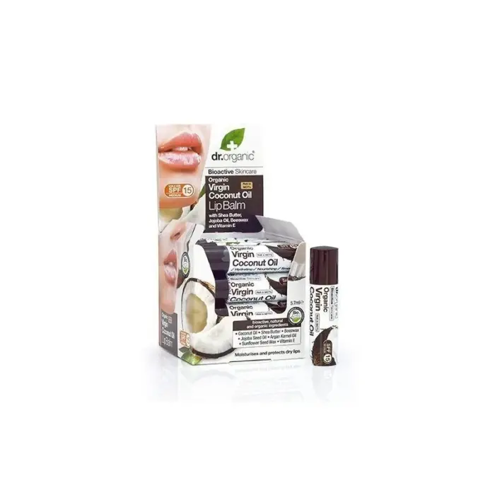 dr organic baume levres au coco 57 ml