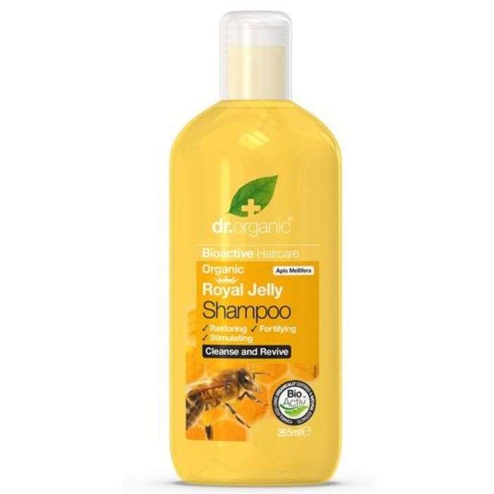 dr organic dr organic shampoing a la gelee royale 265 ml shampoings usage frequent