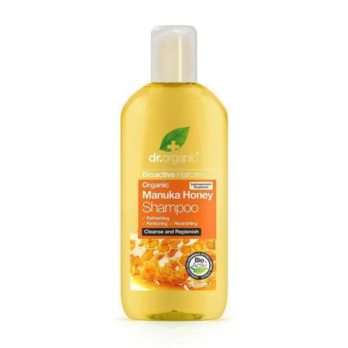 dr organic shampooing au miel de manuka 265 ml