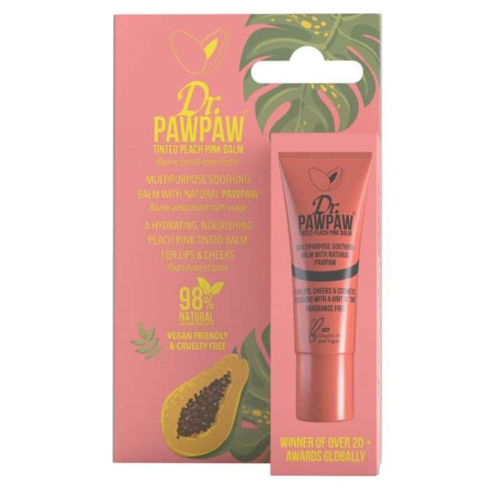 dr pawpaw dr pawpaw baume teinte rose peche 10ml levres