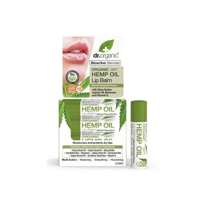 drorganic baume a levres a lhuile de chanvre 57ml