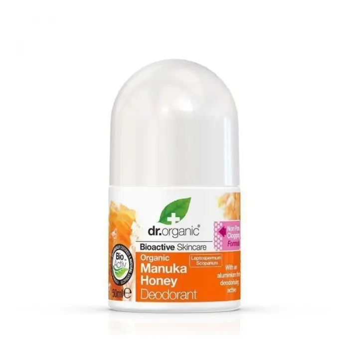 drorganic deodorant au miel de manuka 50 ml