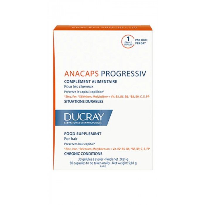 ducray ducray anacaps progressiv antichute progressive 30 capsules serum et huiles