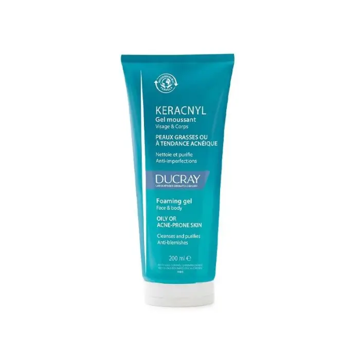 ducray keracnyl gel moussant 200 ml