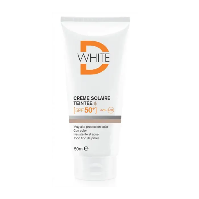 dwhite creme solaire teintee spf50 50ml