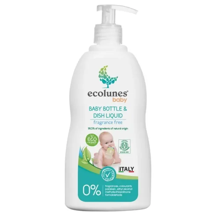 ecolunes liquide lavage biberon ecologique et hypoallergenique 500 ml