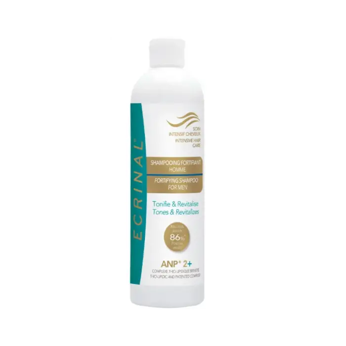 ecrinal shampooing anti chute homme a l anp revitalisant 400 ml