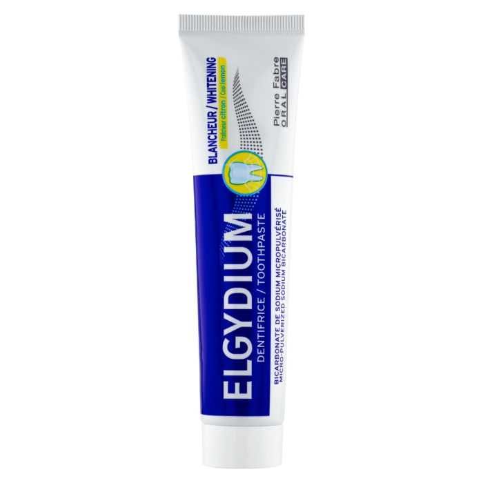 elgydium blancheur gel dentifrice fraicheur citron 75 ml
