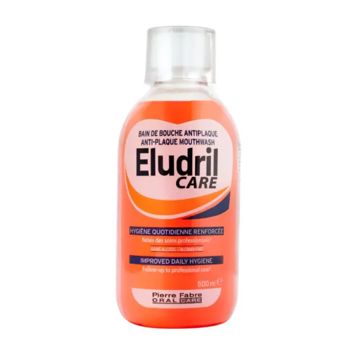 elgydium eludril care bain de bouche antiplaque 500ml