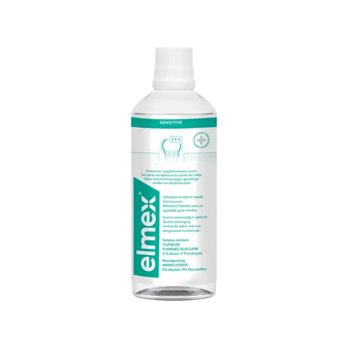 elmex bain de bouche sensitive 400ml