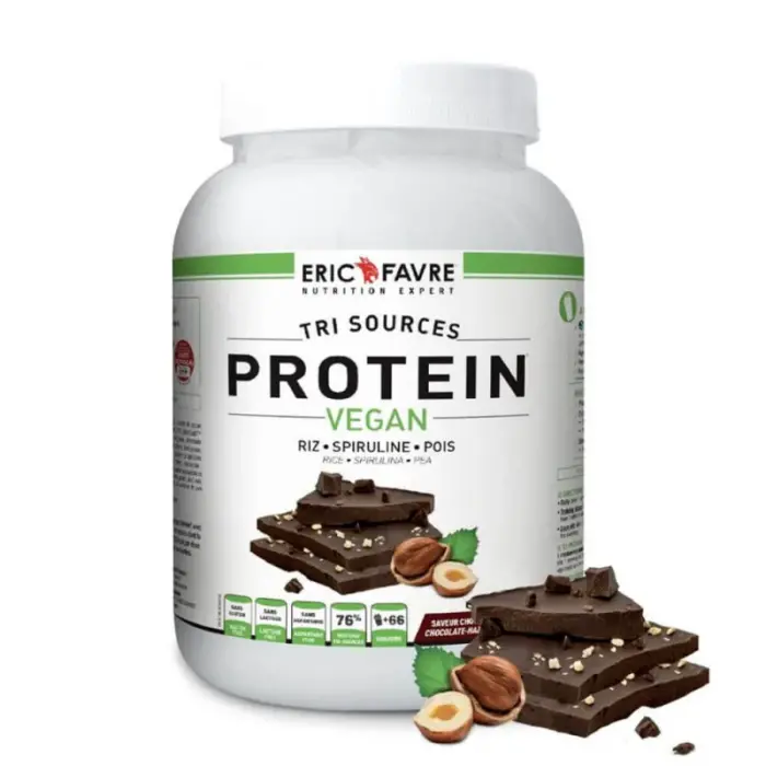 eric favre proteines vegan chocolat noisette 500g
