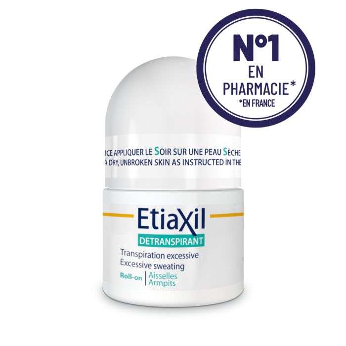 etiaxil etiaxil detranspirant roll on peaux sensibles 15 ml traitements anti transpirants