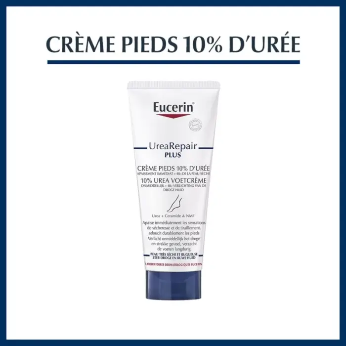 eucerin creme pieds 10 d uree 100ml