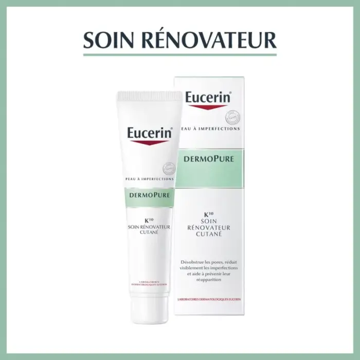 eucerin dermopure k10 soin renovateur cutane 40 ml