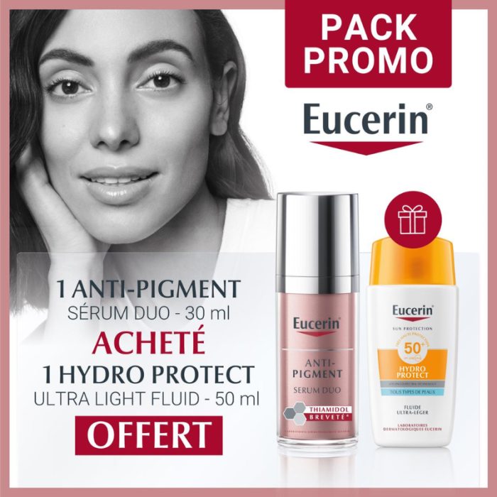 eucerin eucerin offre anti pigment serum duo 30 ml eucerin hydro protect ultra light fluid 50 ml cremes depigmentantes