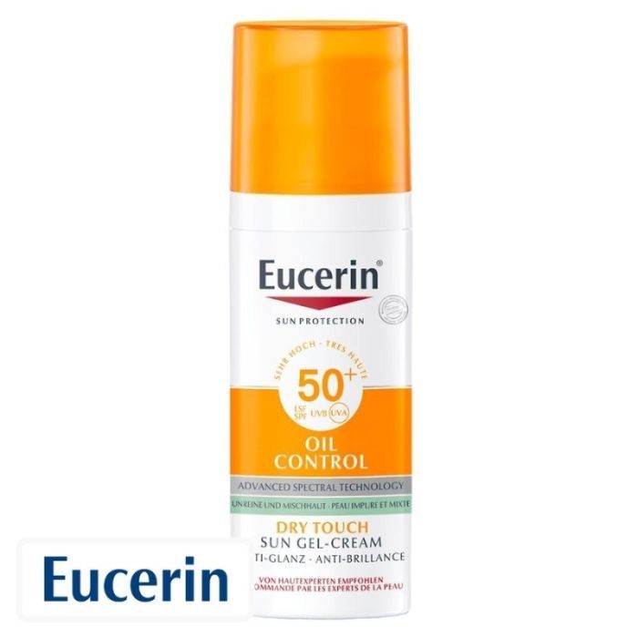 eucerin eucerin oil sun protect control toucher sec 50 ml gels