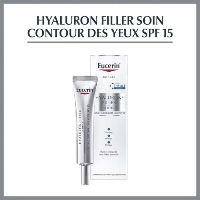 eucerin hyaluron filler rides contour des yeux 15 ml