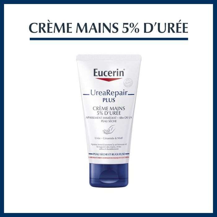 eucerin urea repair plus creme mains 5 d uree 75 ml
