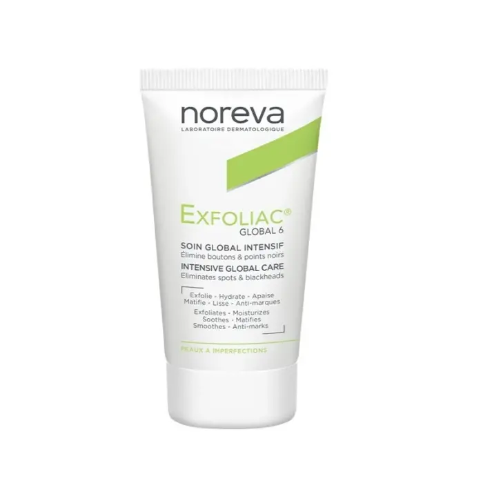 exfoliac global 6 soin traitant imprefections severes 30 ml