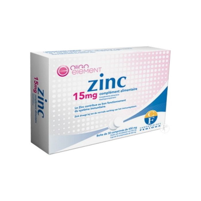 fenioux fenioux zinc 15 mg 30 comprimes 450 mg vitamine et forme