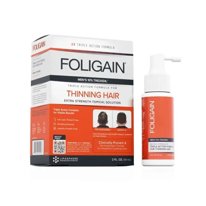 foligain lotion anti chute de cheveux pour homme