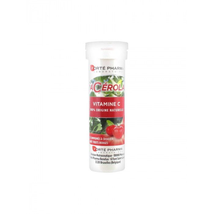 forte pharma forte pharma acerola 12 comprimes complements alimentaires