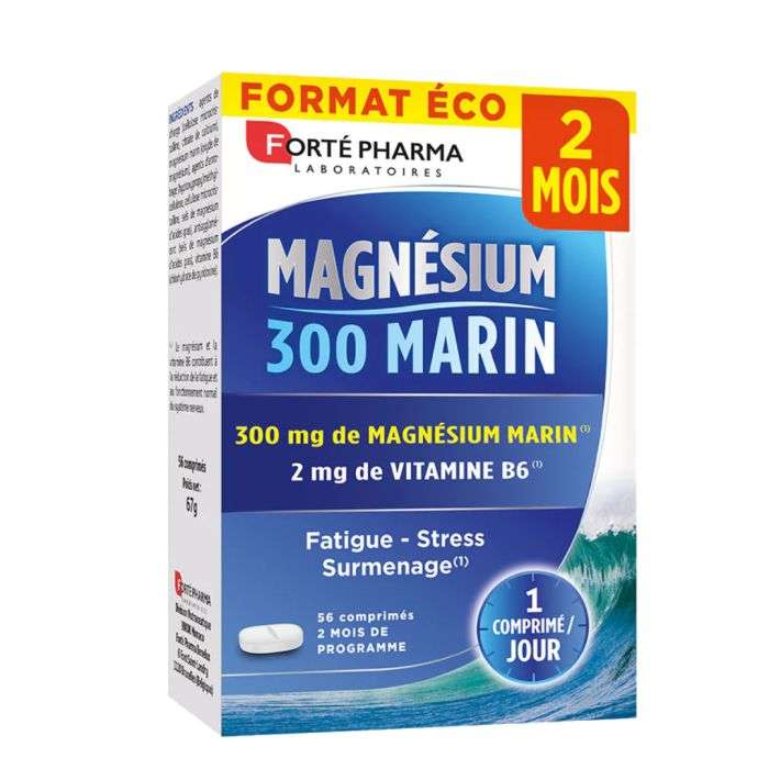 forte pharma forte pharma magne 300 marin 56 comprimes complements alimentaires