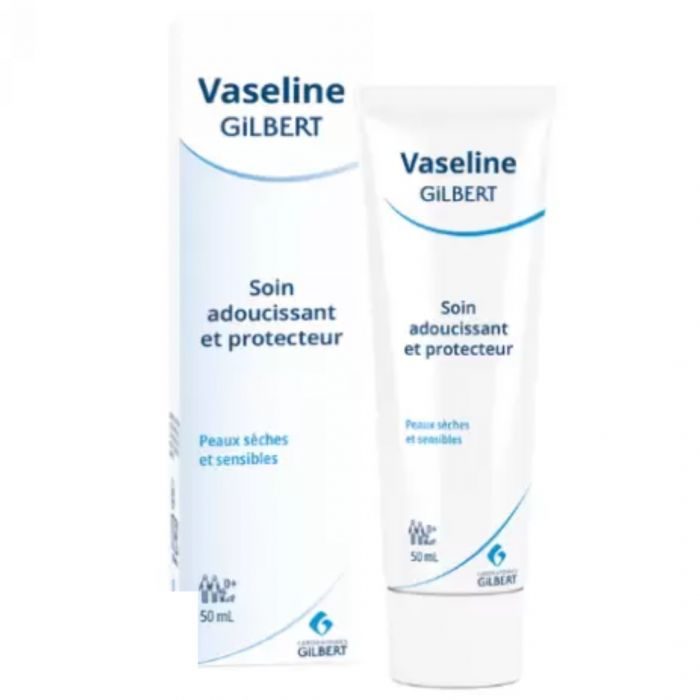 gilbert gilbert vaseline tube 50 ml soin adoucissant et protecteur soins visage et corps
