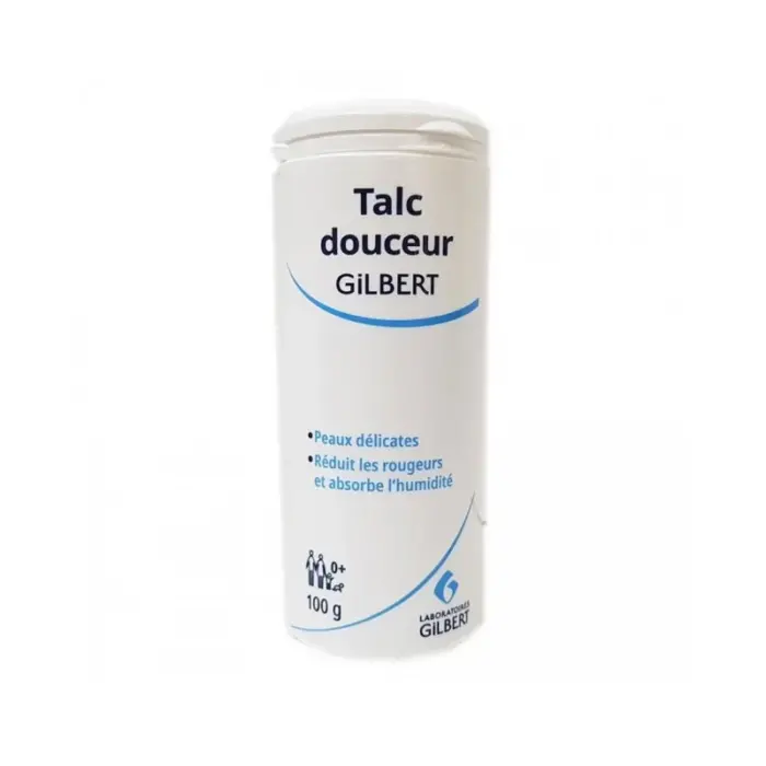 gilbert talc douceur flacon poudreur 100g