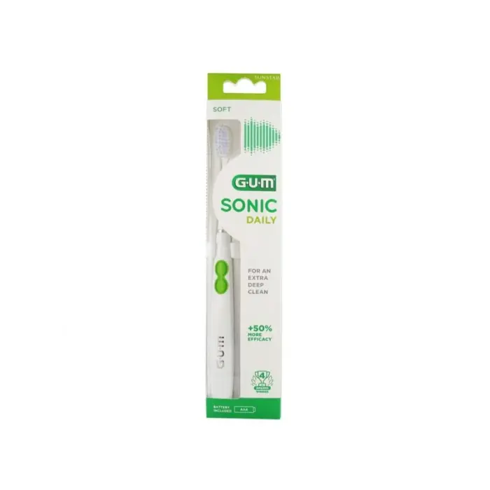 gum brosse a dents electrique sonic daily soft