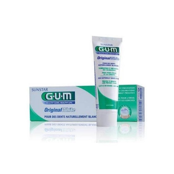 gum gum dentifrice original white 75 ml ref 1745 dentifrices blanchisseur