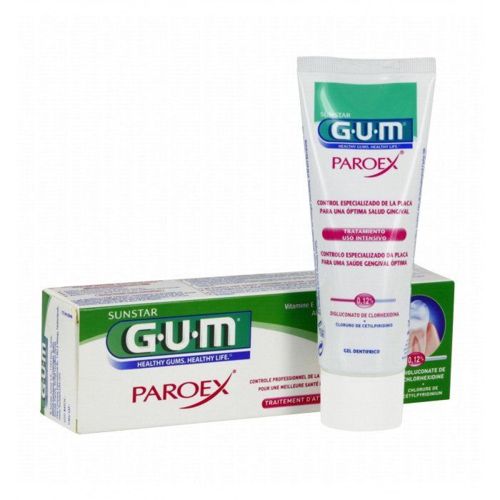 gum gum dentifrice paroex 75 ml ref 1770 dentifrices gencives sensibles
