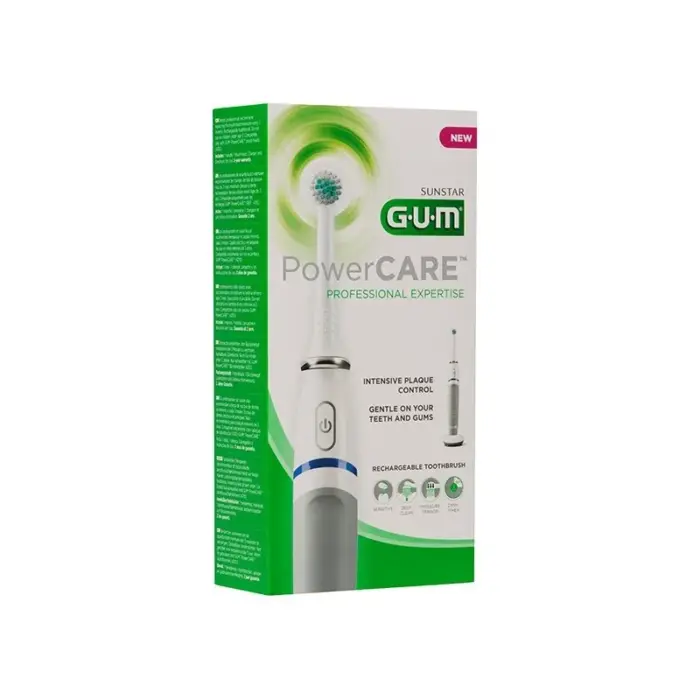 gum power care brosse a dents electrique rechargeable