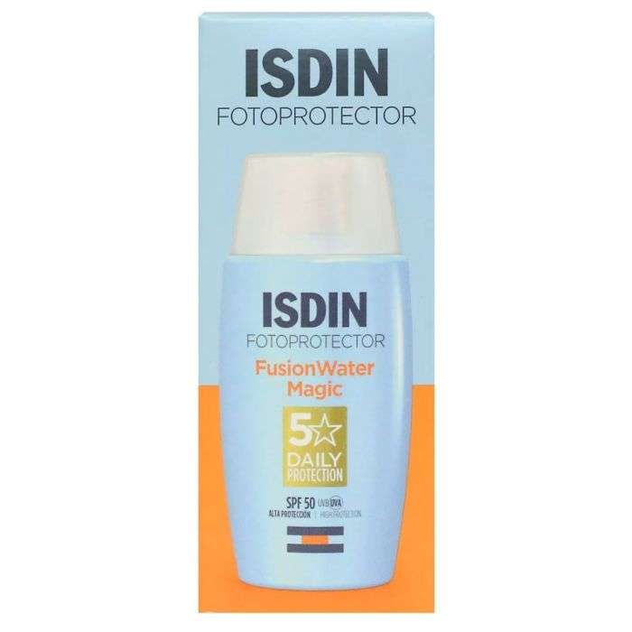 isdin isdin fotoprotector fusion water spf 50 magic 50 ml cremes