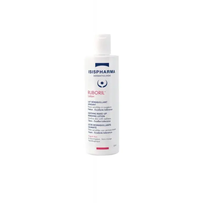 isis pharma ruboril lotion lait demaquillant apaisant 250 ml