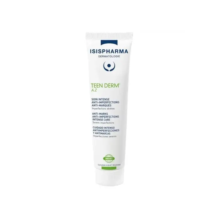 isispharma teen derm az soin intense anti imperfections 40ml