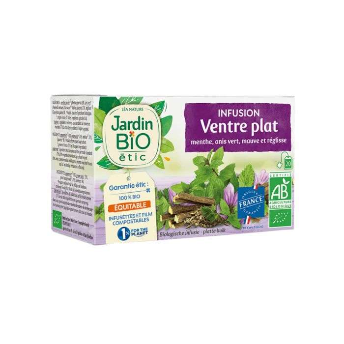 jardin bio jardin bio infusion ventre plat 20 sachets the tisanes et infusions