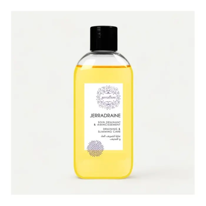 jerraflore jerra draine 150ml huile de massage drainante et amincissante
