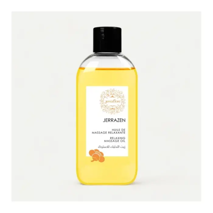 jerraflore jerra zen 150ml huile de massage relaxante